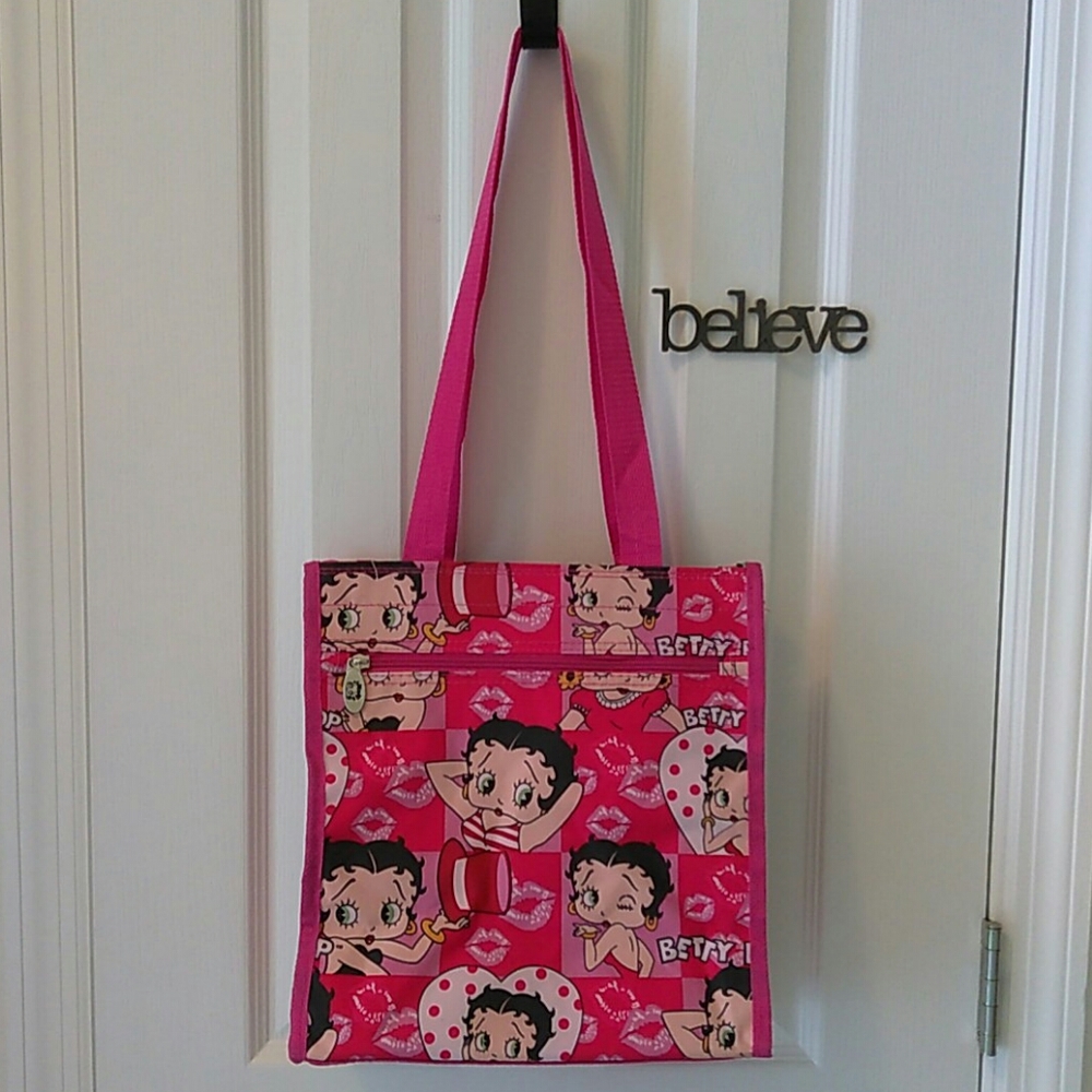 Betty Boop Zippered Tote